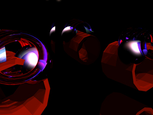 Jelly Bean a dark abstarct CGI rendering